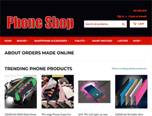 Tablet Screenshot of phoneshopyakima.com